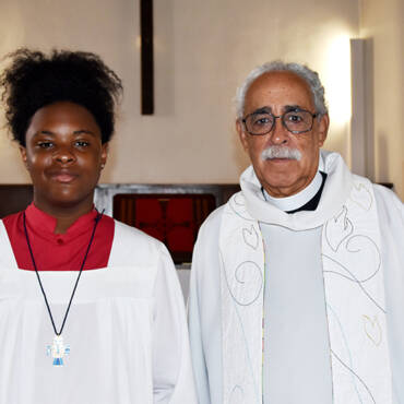 The Episcopal Church of the Atonement Acolyte and Priest